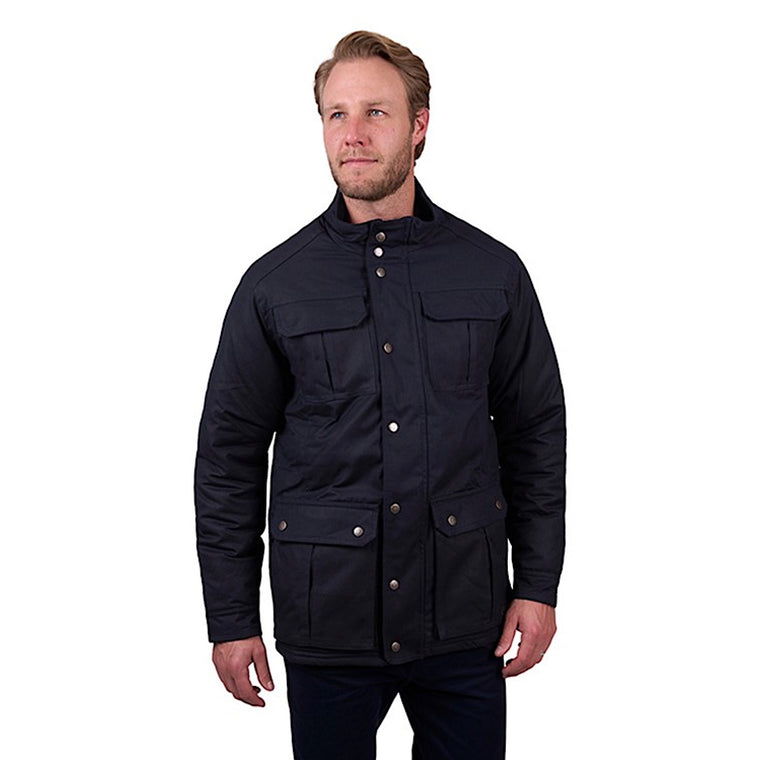 Thomas Cook Men's Tarcutta Oilskin Jacket - Navy