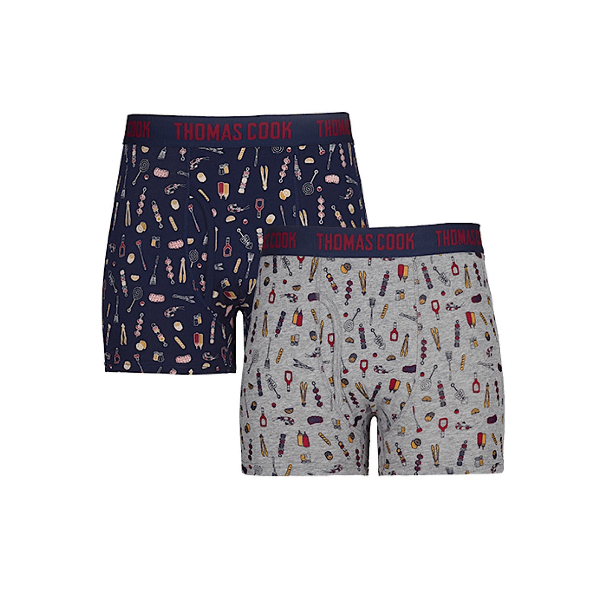 Thomas Cook Men's BBQ Underwear 2-Pack - Multi