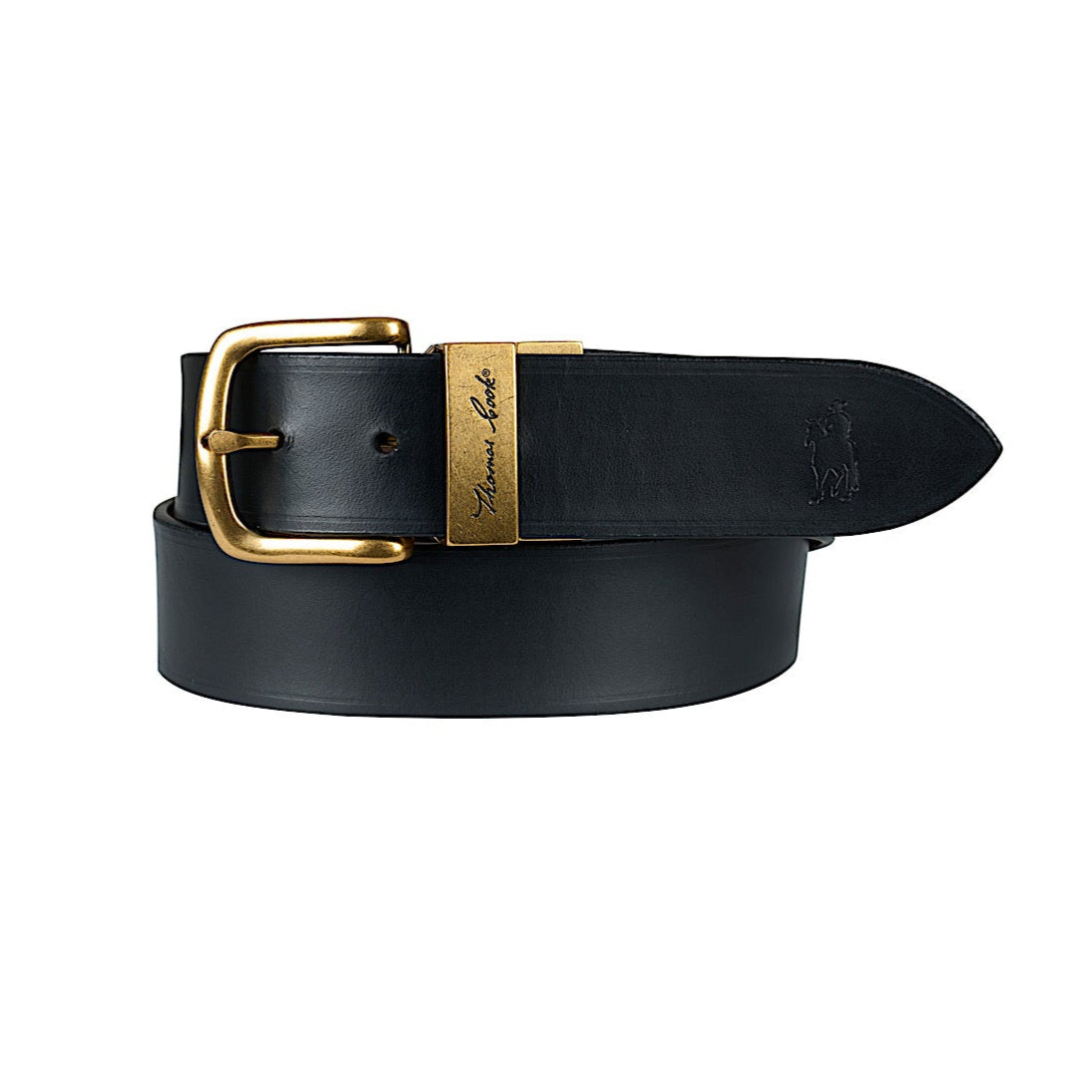 Thomas Cook Lincoln Reversible Belt - Dark Tan/Black