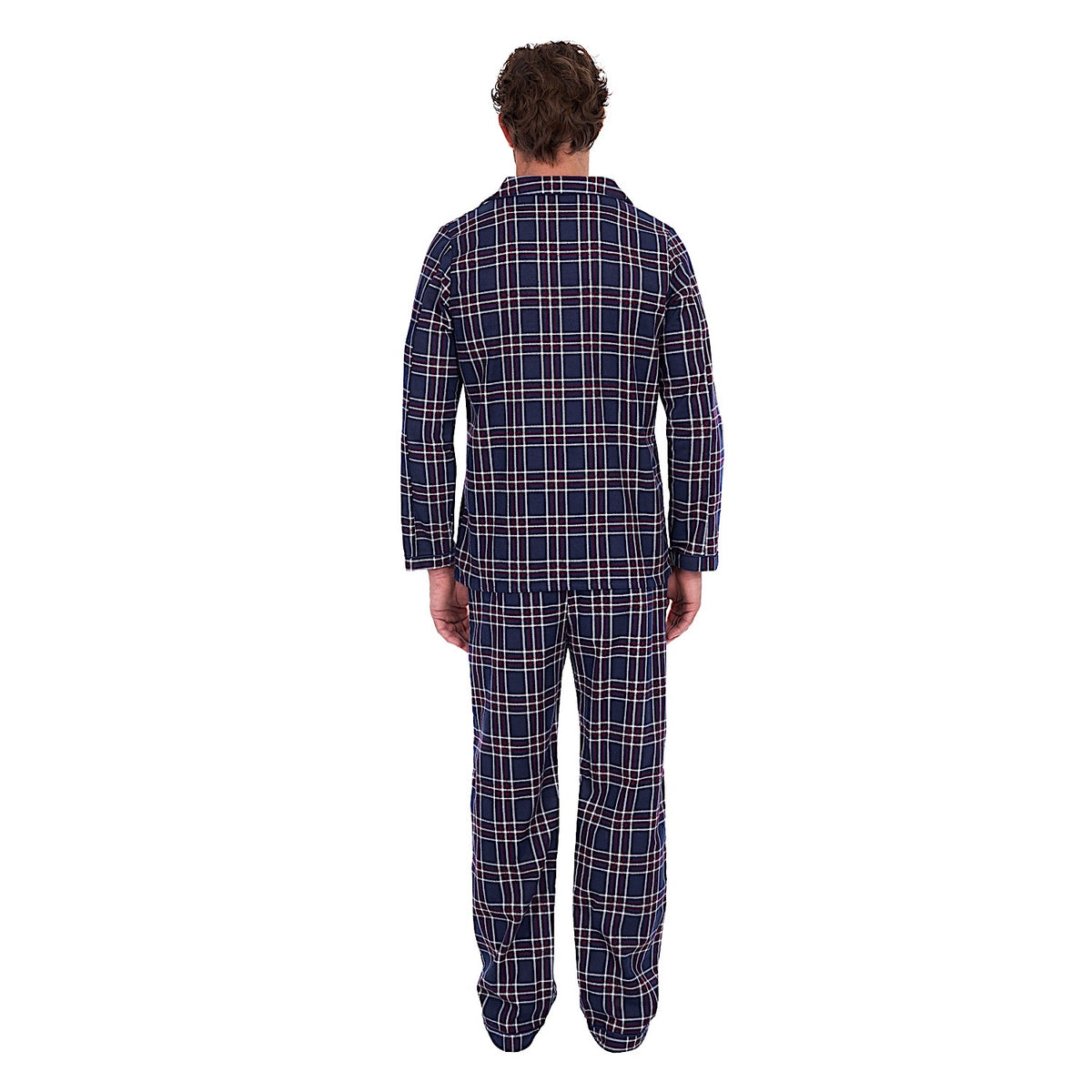 Thomas Cook Men's Long Sleeve Pyjamas - Navy/White