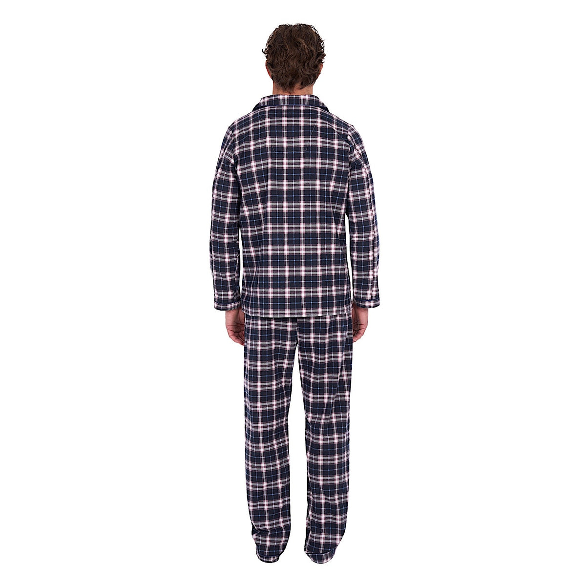 Thomas Cook Men's Long Sleeve Pyjamas - Navy/Grey