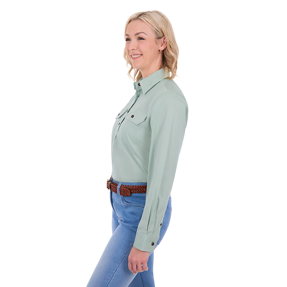 Thomas Cook Women's Stretch Drill Shirt - Mint