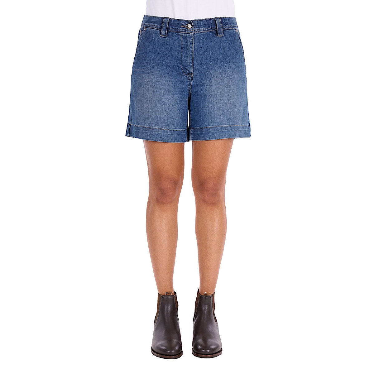 Thomas Cook Women's Annie Denim Short - Mid Wash