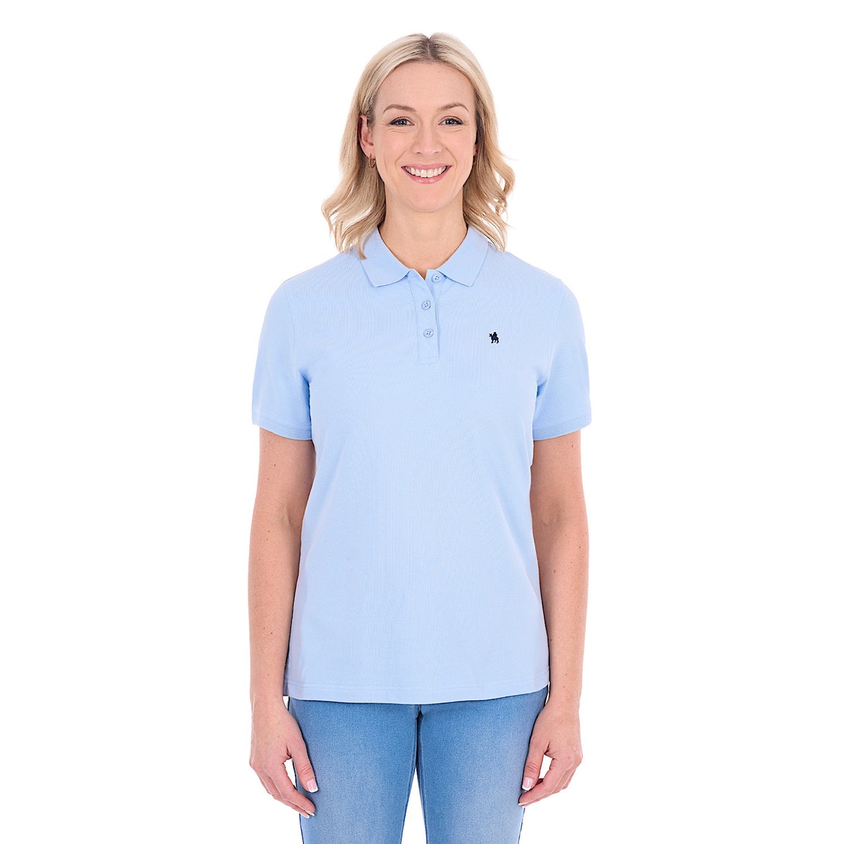 Thomas Cook Women's Classic Stretch Polo - Pale Blue