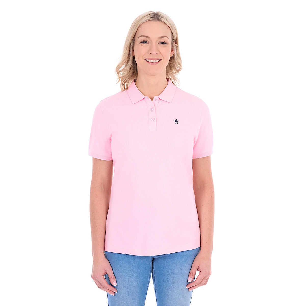 Thomas Cook Women's Classic Stretch Polo - Pale Pink