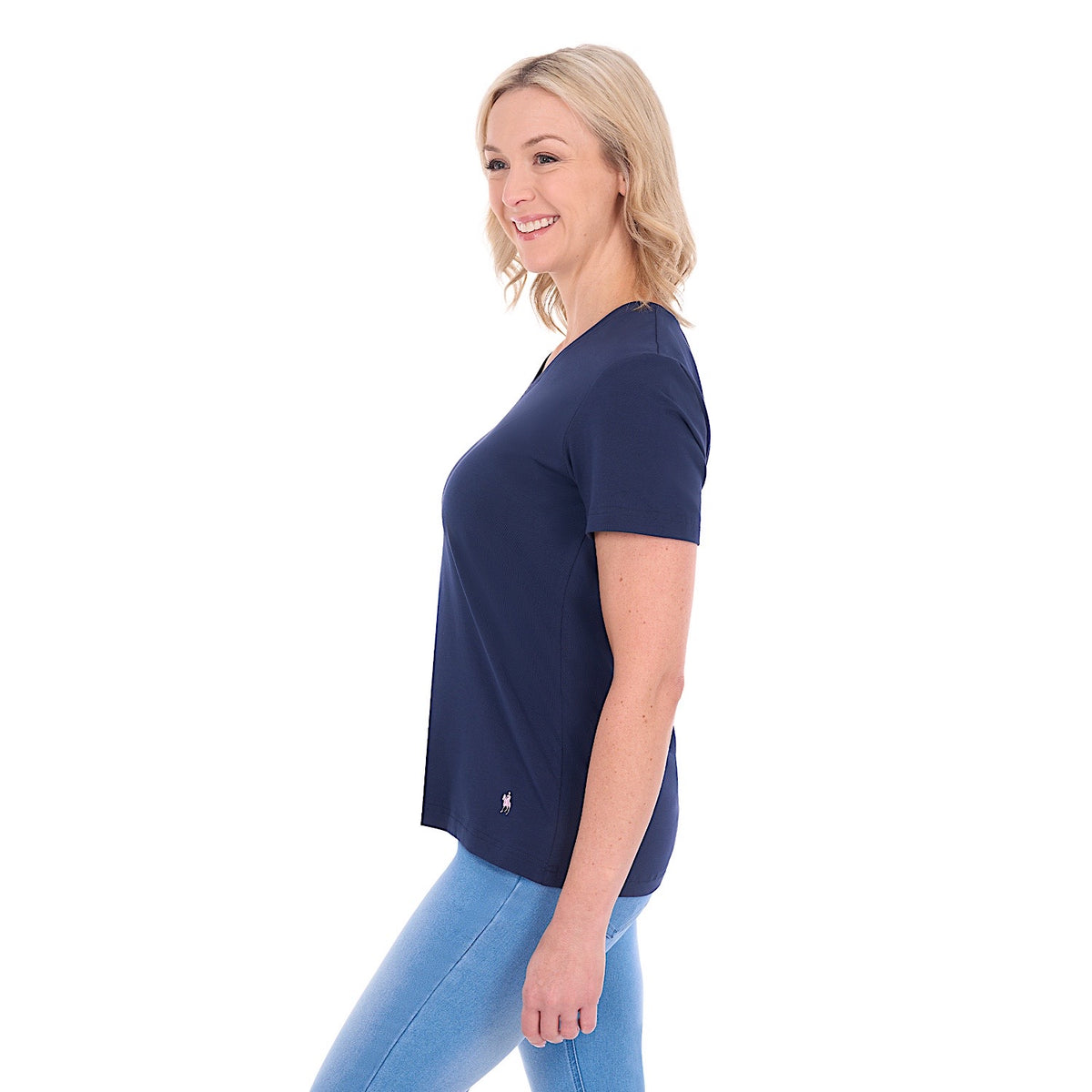 Thomas Cook Women's V Neck Tee - Navy