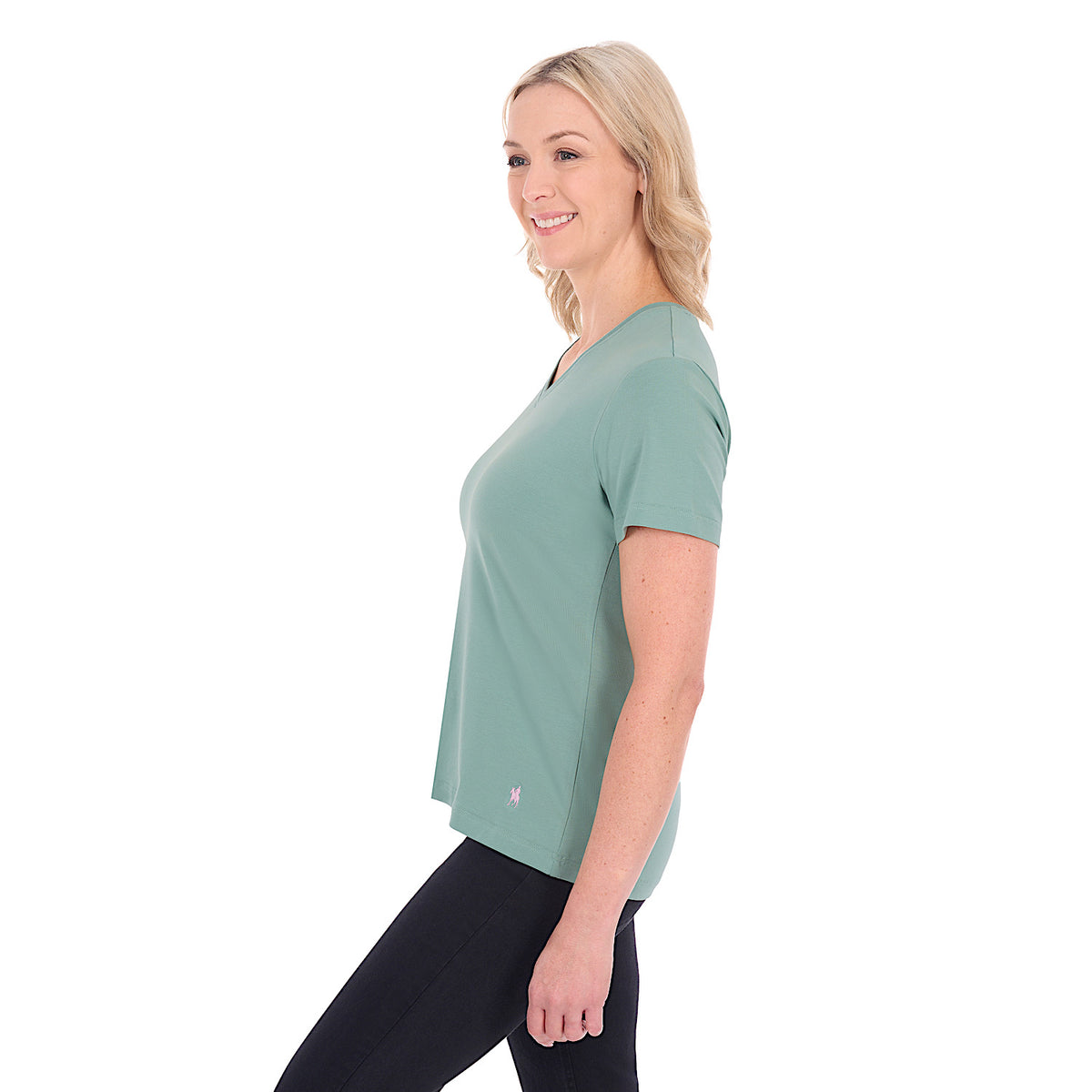 Thomas Cook Women's V Neck Tee - Sage