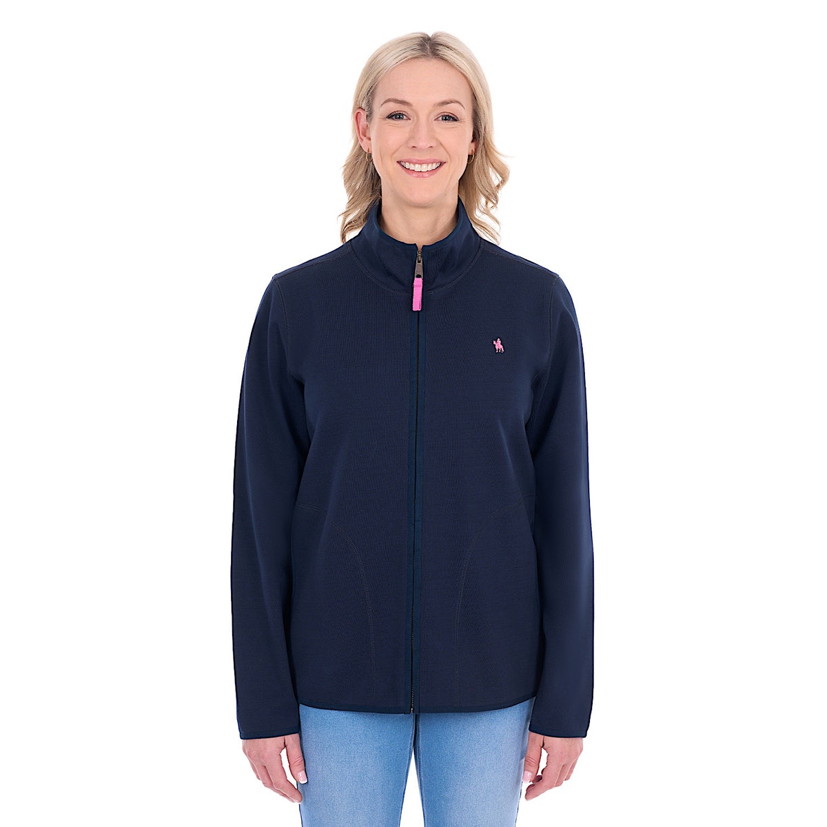 Thomas Cook Women's Zip Thru Fleece Jacket - Navy