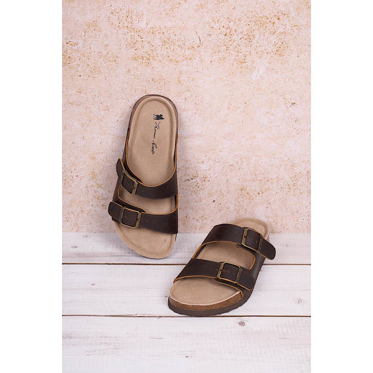 Thomas Cook Women’s Trinity Buckle Sandal - Oiled Crazy Horse