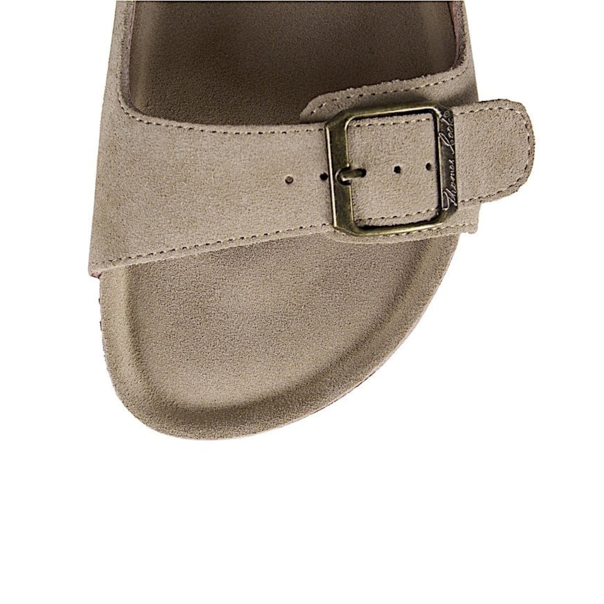 Thomas Cook Women's Trinity Buckle Sandal - Taupe Suede