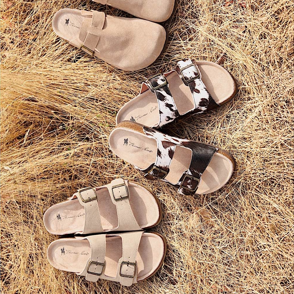Thomas Cook Women's Trinity Buckle Sandal - Cow Pattern