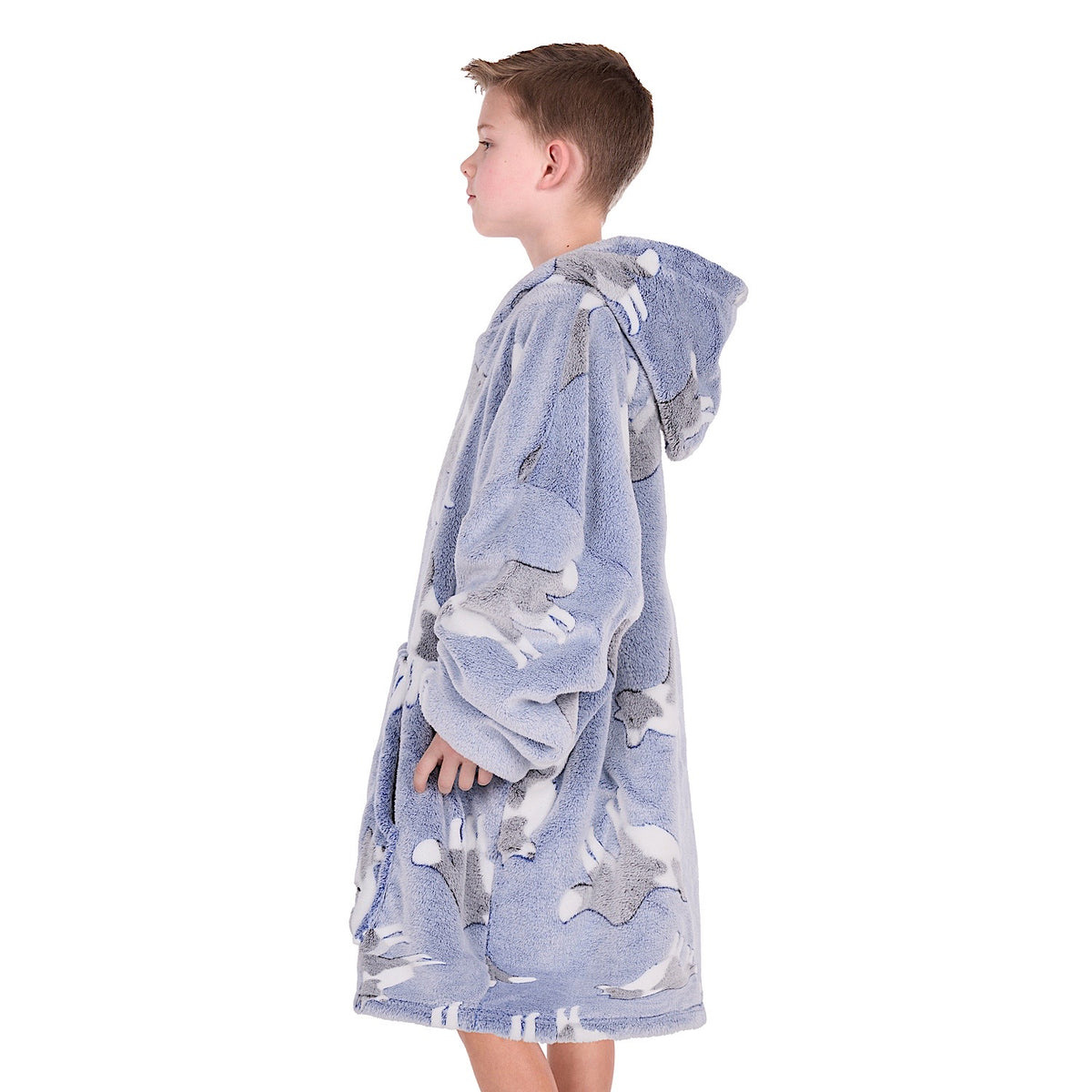 Thomas Cook Kid's Dog Snuggle Hoodie - Blue