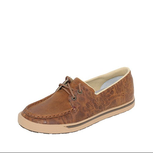 Twisted X Women’s Leather Loper Lace Up Shoe - Brown