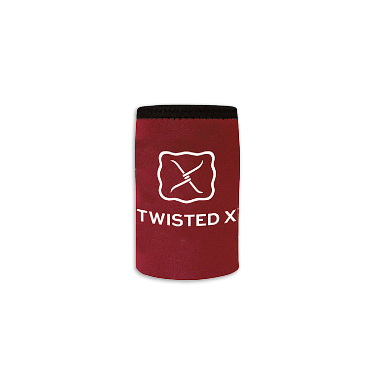 Twisted X Boots Logo Stubby Holder Deep Red