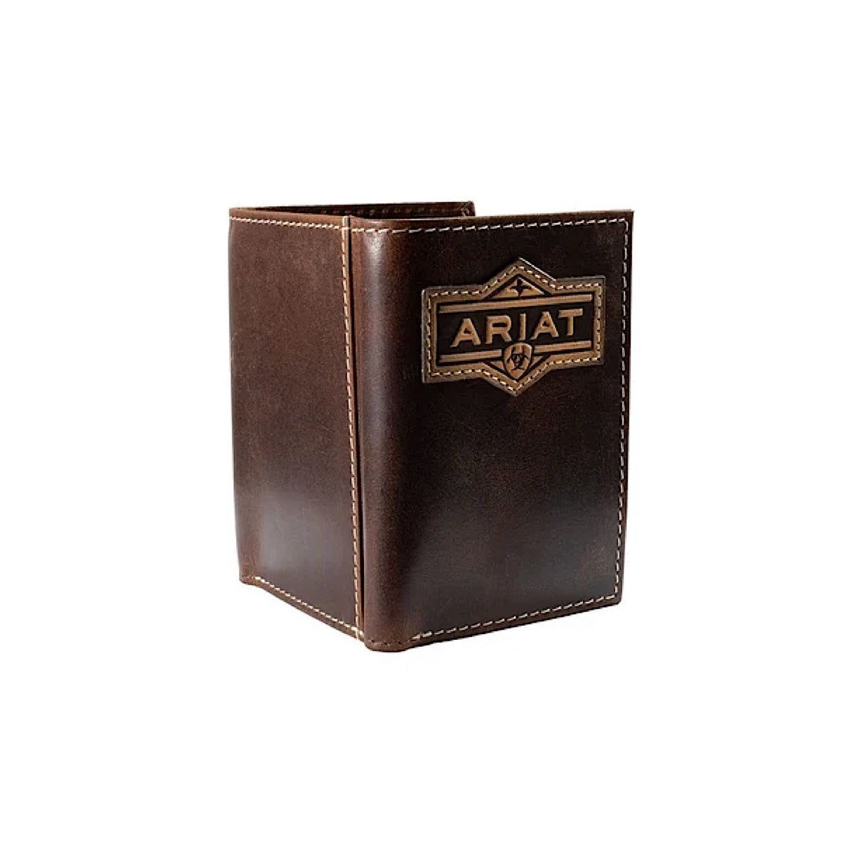 Ariat Patch Trifold Wallet - Brown