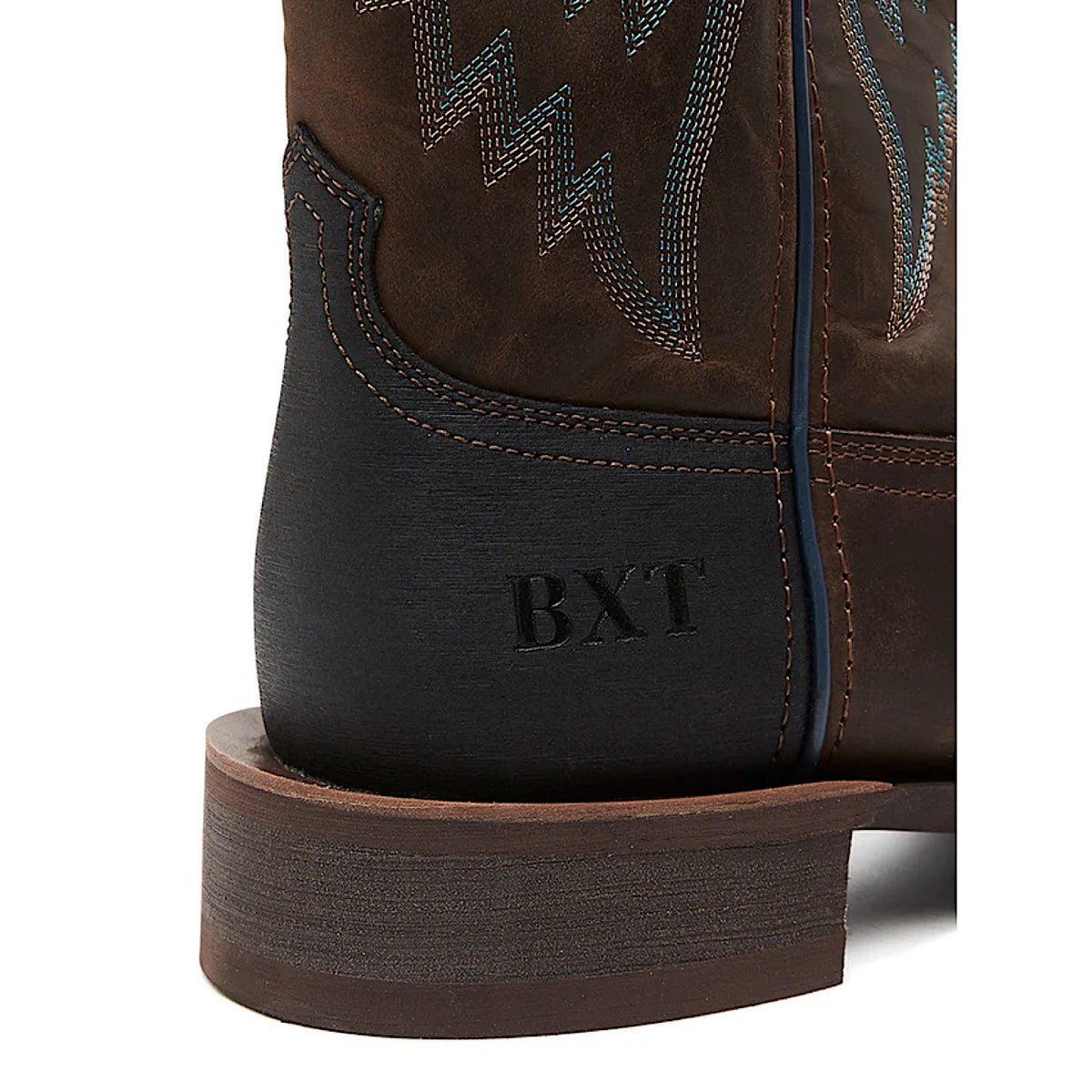 Baxter Men’s Traveller Western Boot Dark Brown / Blue
