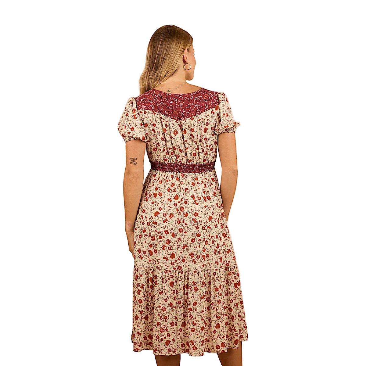 Ringers Western Women's Twyla Midi Dress - Off White