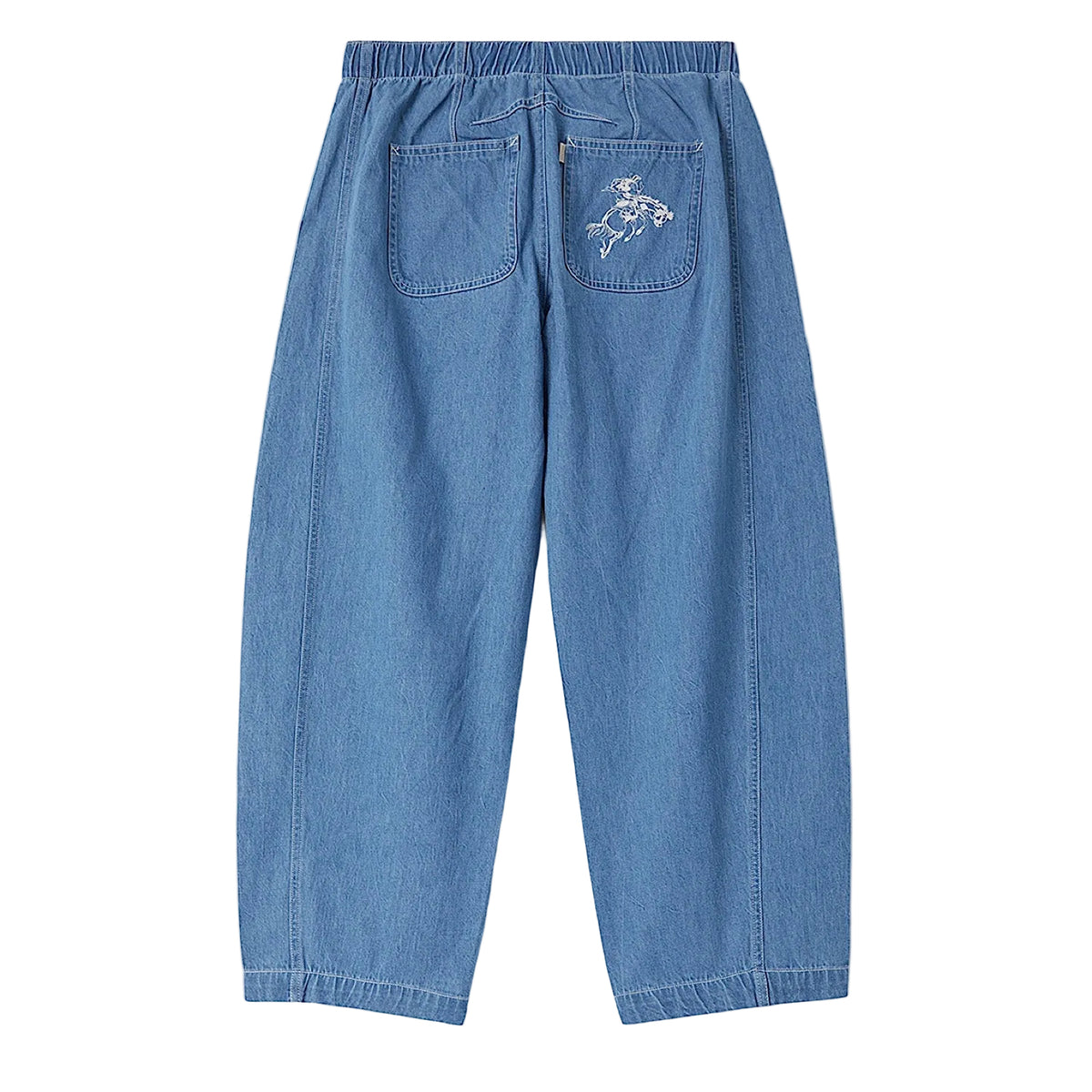 Brixton Women's Utility Everyday Barrel Pant - Light Stone Wash