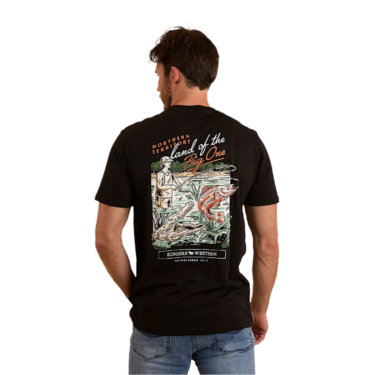 Ringers Western Unisex Up North T-Shirt - Black