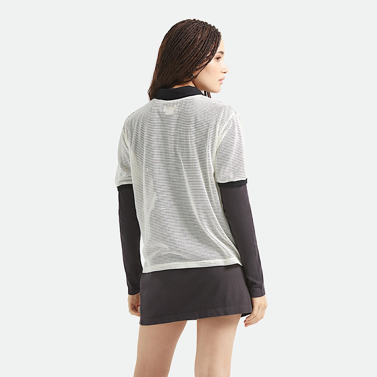 Brixton Women’s Varsity Tee - Off White/Black