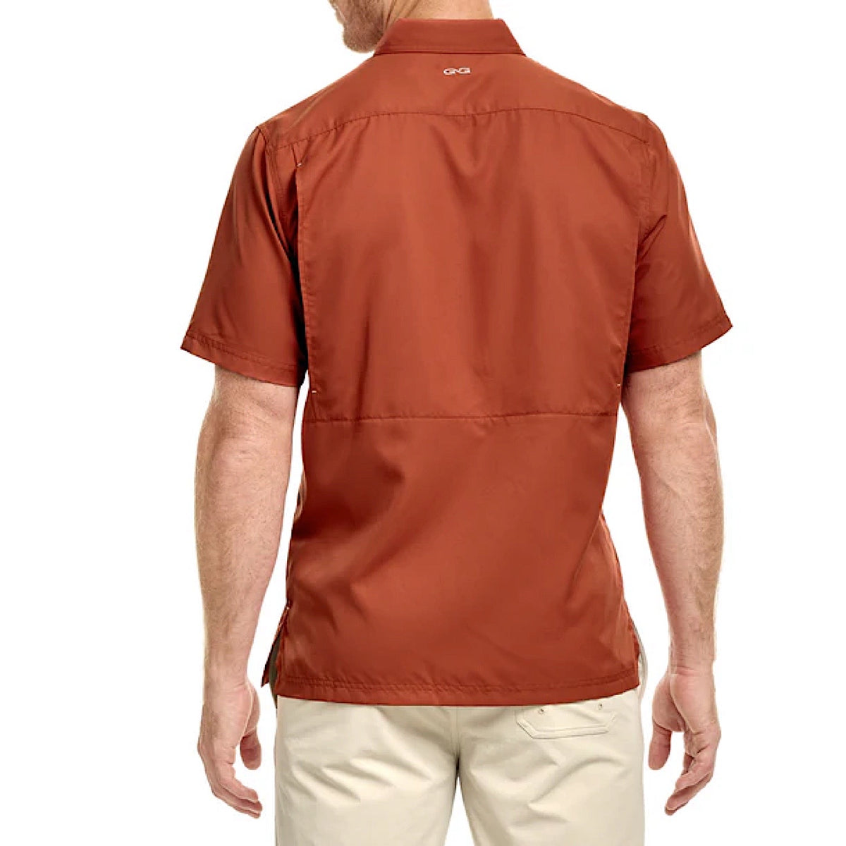 GameGuard Men’s Shirt Short Sleeve Button Down - Copper Original