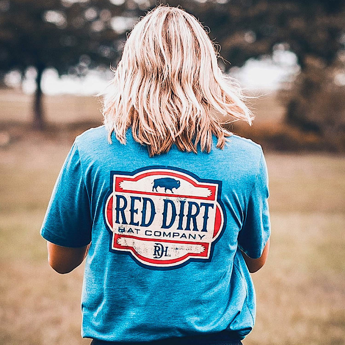 Red Dirt Hat Co Vintage Aztec T-Shirt - Deep Teal