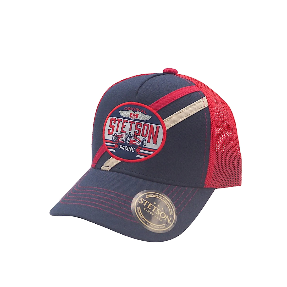 Stetson Vintage Race Trucker Cap - Navy