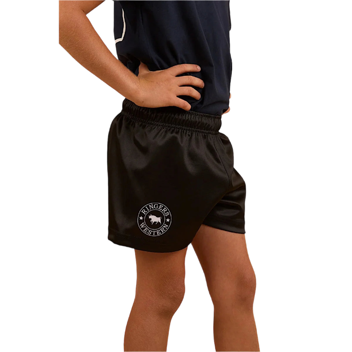 Ringers Western Kid's Footy Short - Black