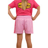 Ringers Western Kid's Footy Short - Pastel Pink