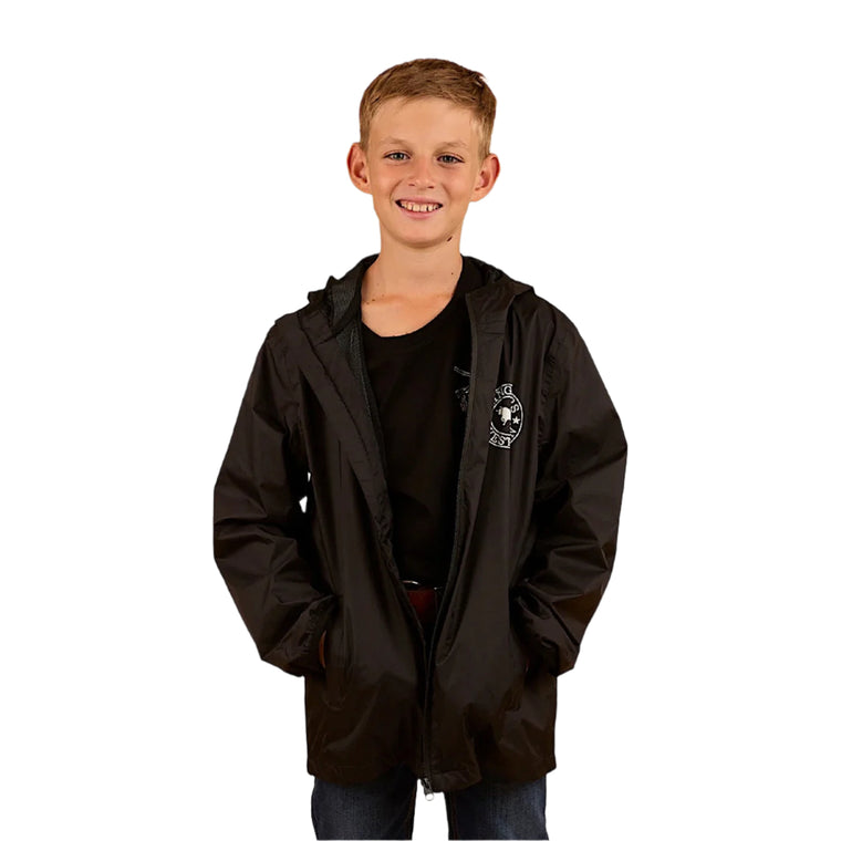 Ringers Western Kid's Signature Bull Spray Jacket - Black