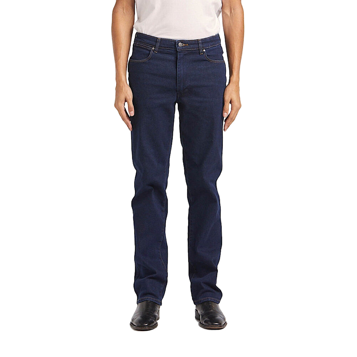 Wrangler Mens Classic Straight Leg Jean - Original Rinse Indigo