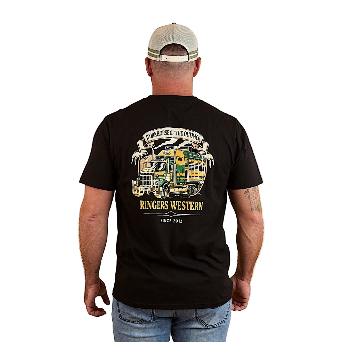 Ringers Western Men’s Workhorse Loose Fit T-Shirt - Black