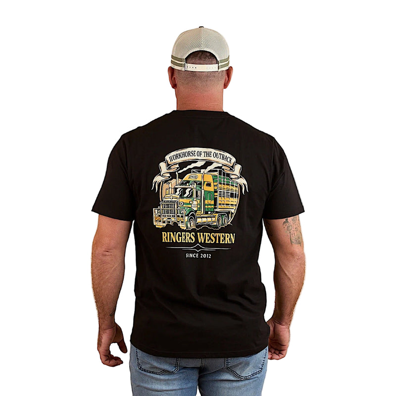 Ringers Western Men’s Workhorse Loose Fit T-Shirt - Black
