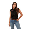 Ringers Western Women's Signature Jillaroo Sleeveless Work Shirt - Black/Melon