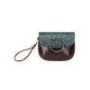 Wrangler Rita Clutch Bag Brown/Turquoise