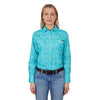 Wrangler Women's Gabby Shirt Aqua