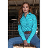 Wrangler Women's Gabby Shirt Aqua