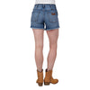 Wrangler Women's Rebecca Hi Rise Short Antique Blue