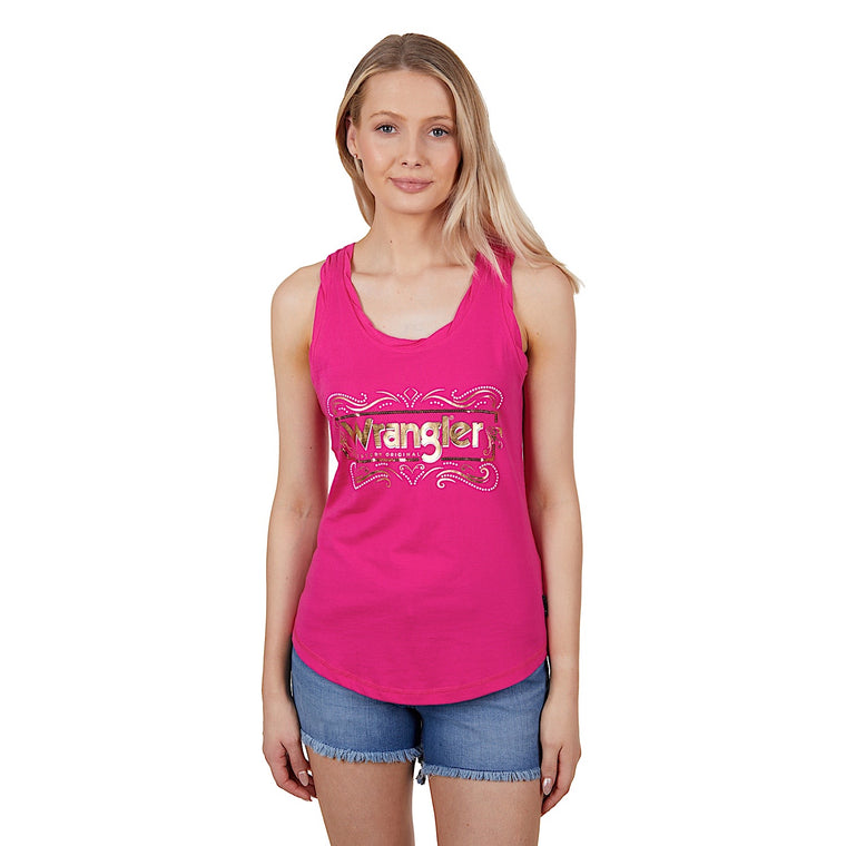 Wrangler Women's Savannah Tank Pink