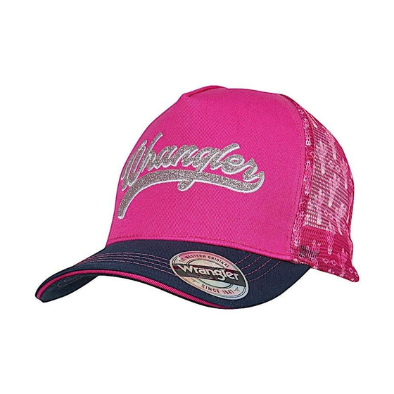 Wrangler Kid's Luna Hp Ponytail Cap Pink/Navy