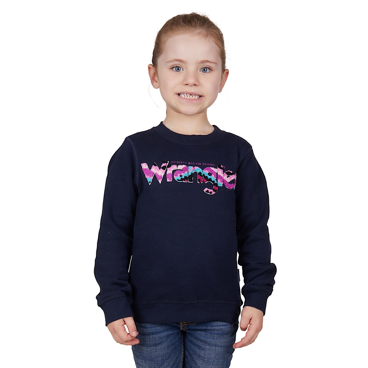 Wrangler Girls Doloris Crew Navy