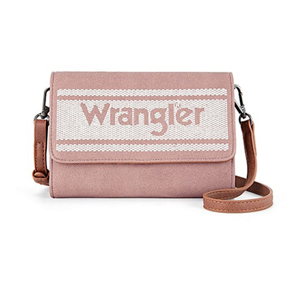 Wrangler Women's Sierra Logo Crossbody Bag - Pink