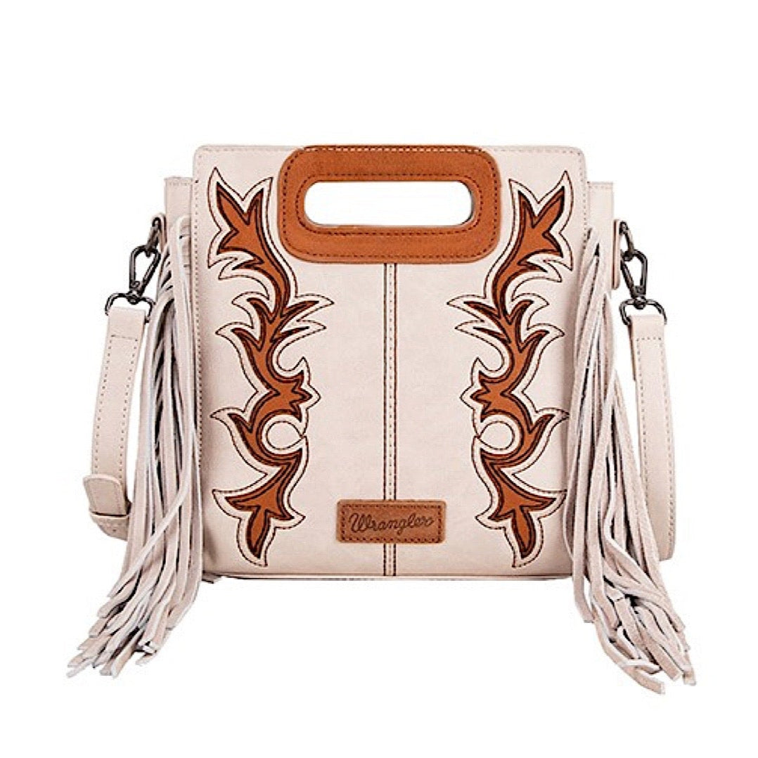 Wrangler Dallas Fringe Bag - Beige