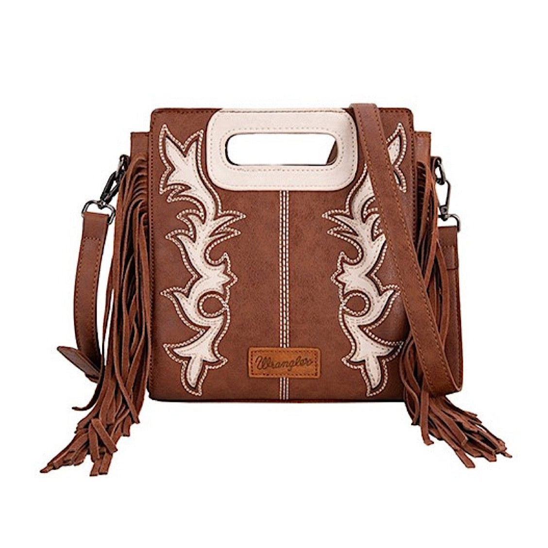 Wrangler Dallas Fringe Bag - Coffee