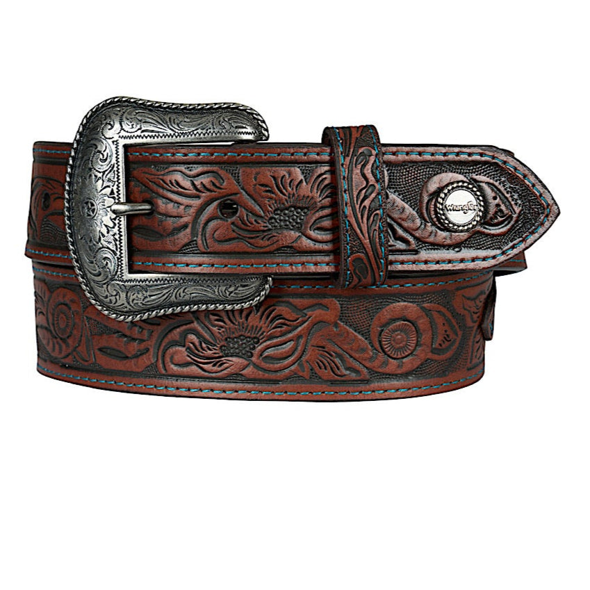 Wrangler Drew Belt - Dark Tan
