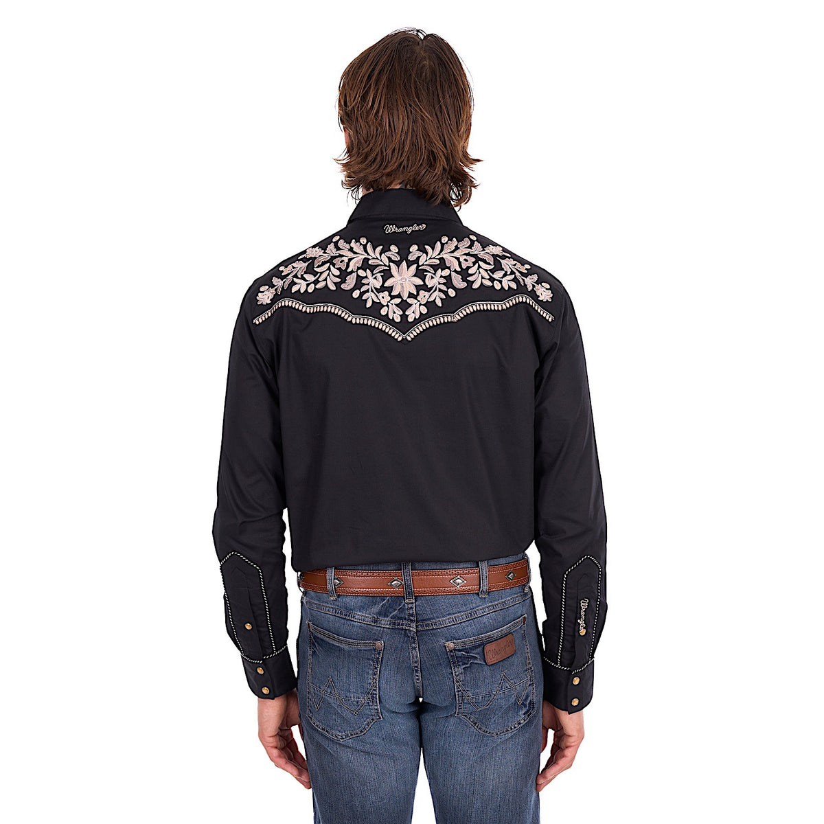 Wrangler Men's Anthony Emblem Shirt - Black