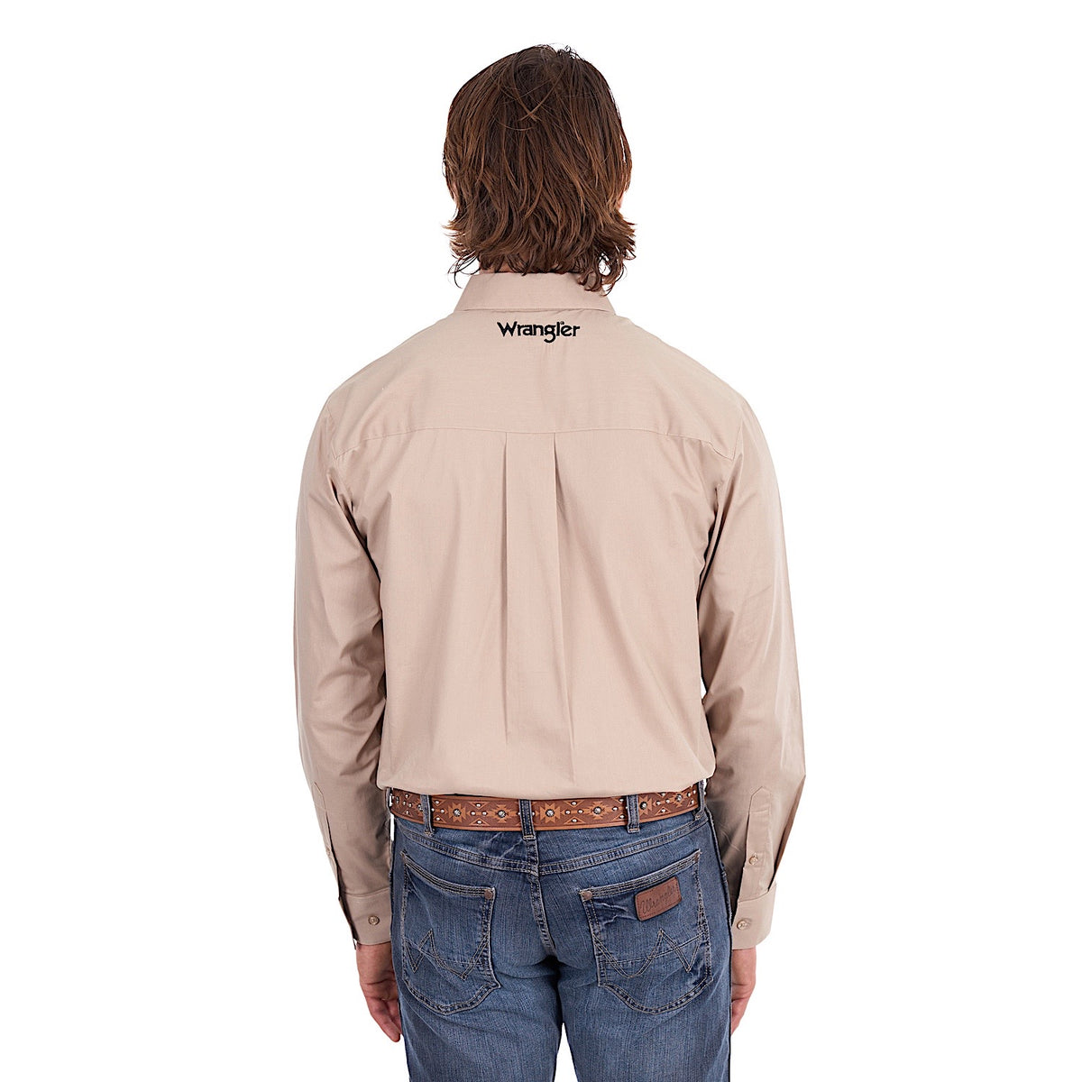 Wrangler Men's Flex Shirt - Sand