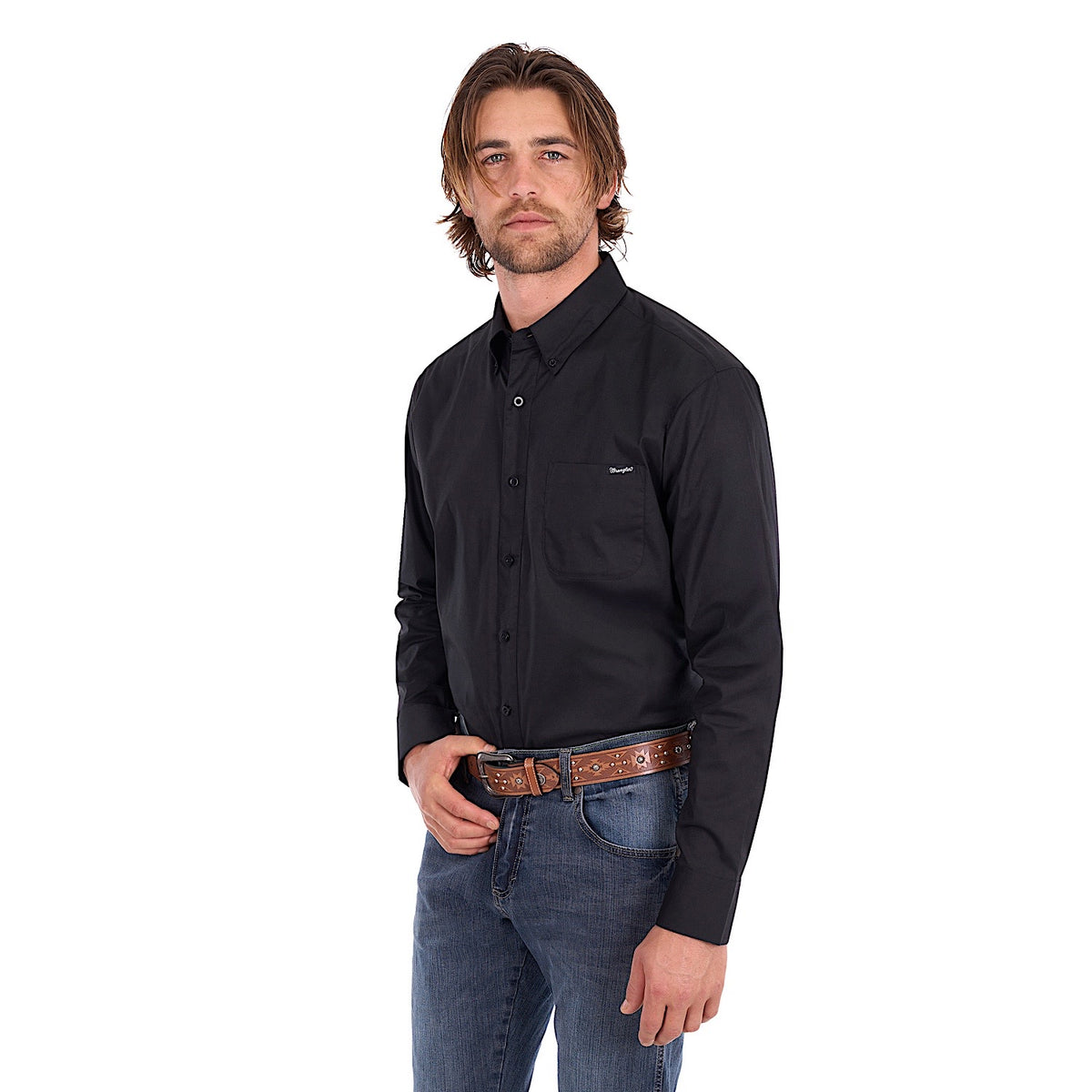 Wrangler Men's Flex Shirt - Black
