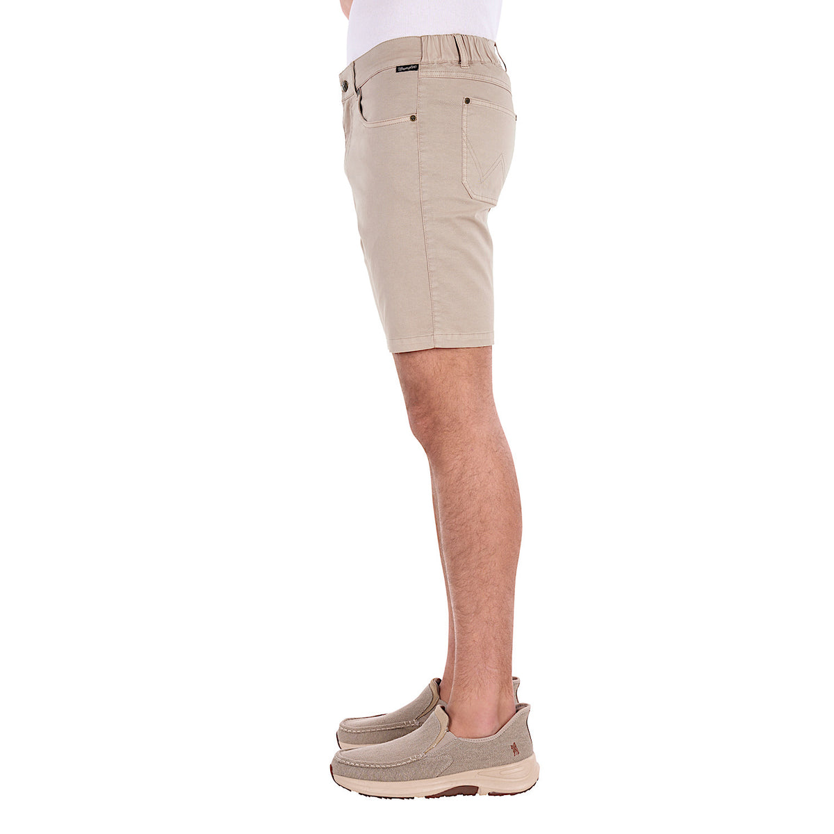 Wrangler Men's Carey 5 Pocket Short - Sand