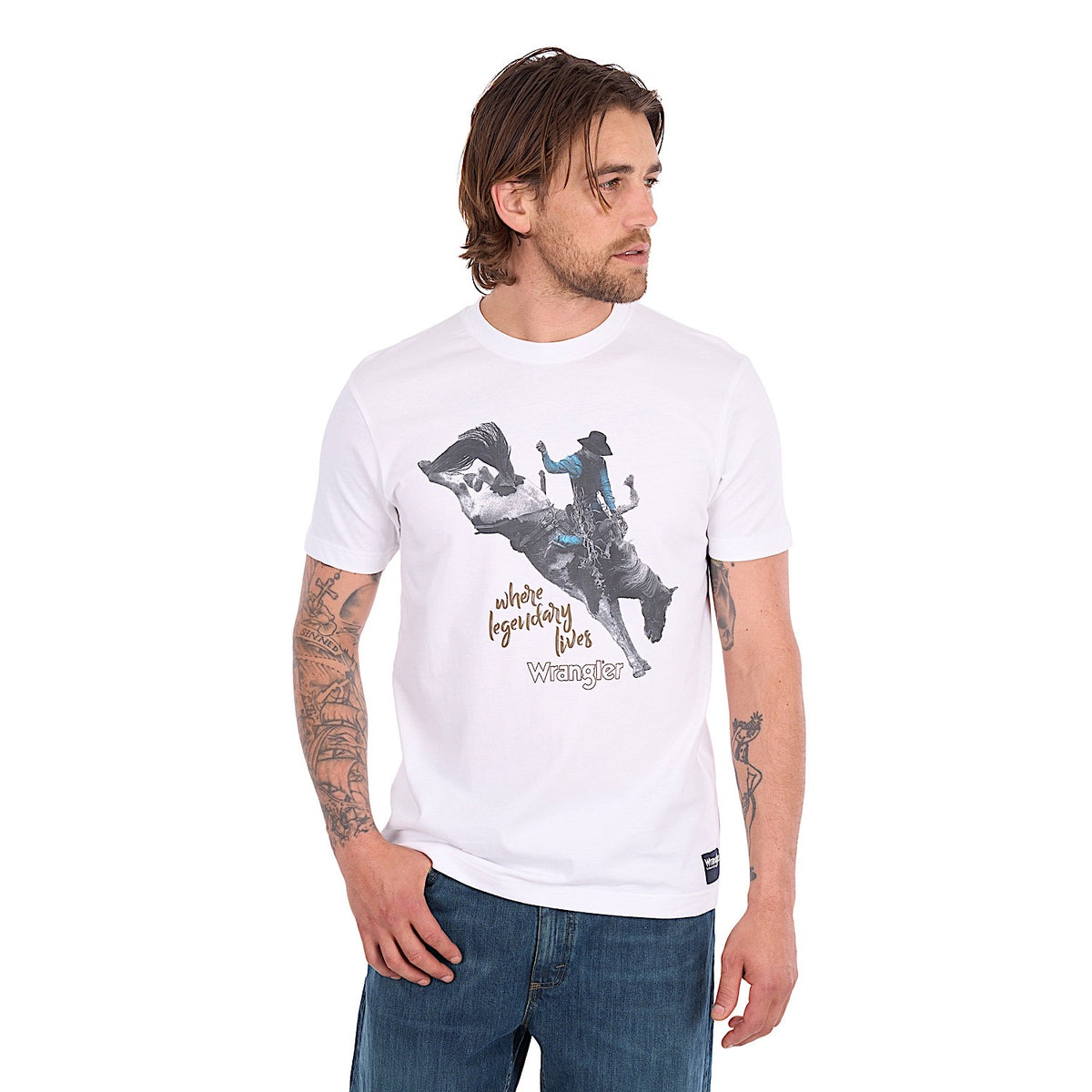 Wrangler Men's Michael Tee - White